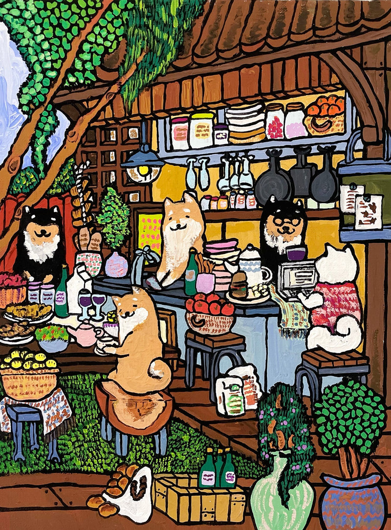 おなかいっぱい食べてほしい柴犬たちの理想のキッチン『Shiba Kitchen』