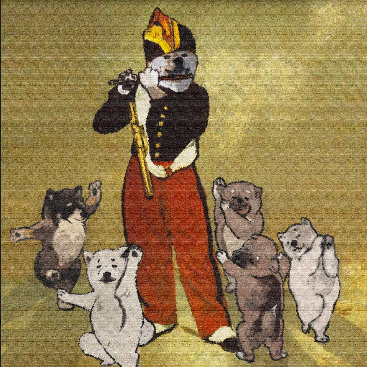 アートプリント】 名画と柴犬（全4種類） - Yoshie Moriuchi ARTWORKS