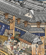 【キャンバスアート】 江戸の柴犬達（Shiba Inu dogs of the Edo period）