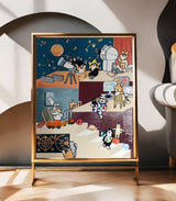 【原画：6号】shiba approaching the moon