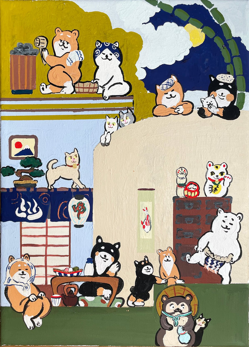【原画：4号】柴の湯