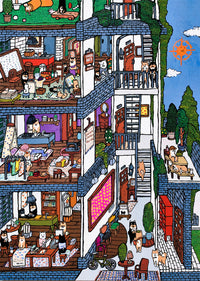 【A3ポスター】SHIBA GARDEN APARTMENT （シバ ガーデン アパートメント）