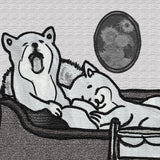 【キャンバスプリント：S0号】 眠い柴犬達