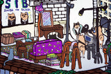【原画：40号】SHIBA APARTMENT ［Shiba  Apartment］