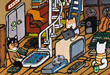 【A3ポスター】 サーバールームと柴犬（Server room and Shiba Inu dogs）