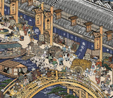 【キャンバスアート】 江戸の柴犬達（Shiba Inu dogs of the Edo period）