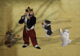 【ポストカード4枚セット】名画の中の柴犬達