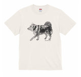 【Tシャツ】お散歩柴犬（3種類）