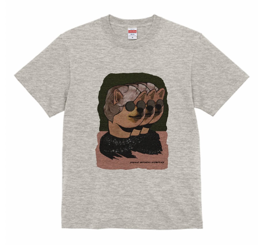 【Tシャツ】アートな柴犬Tシャツ（3種類）