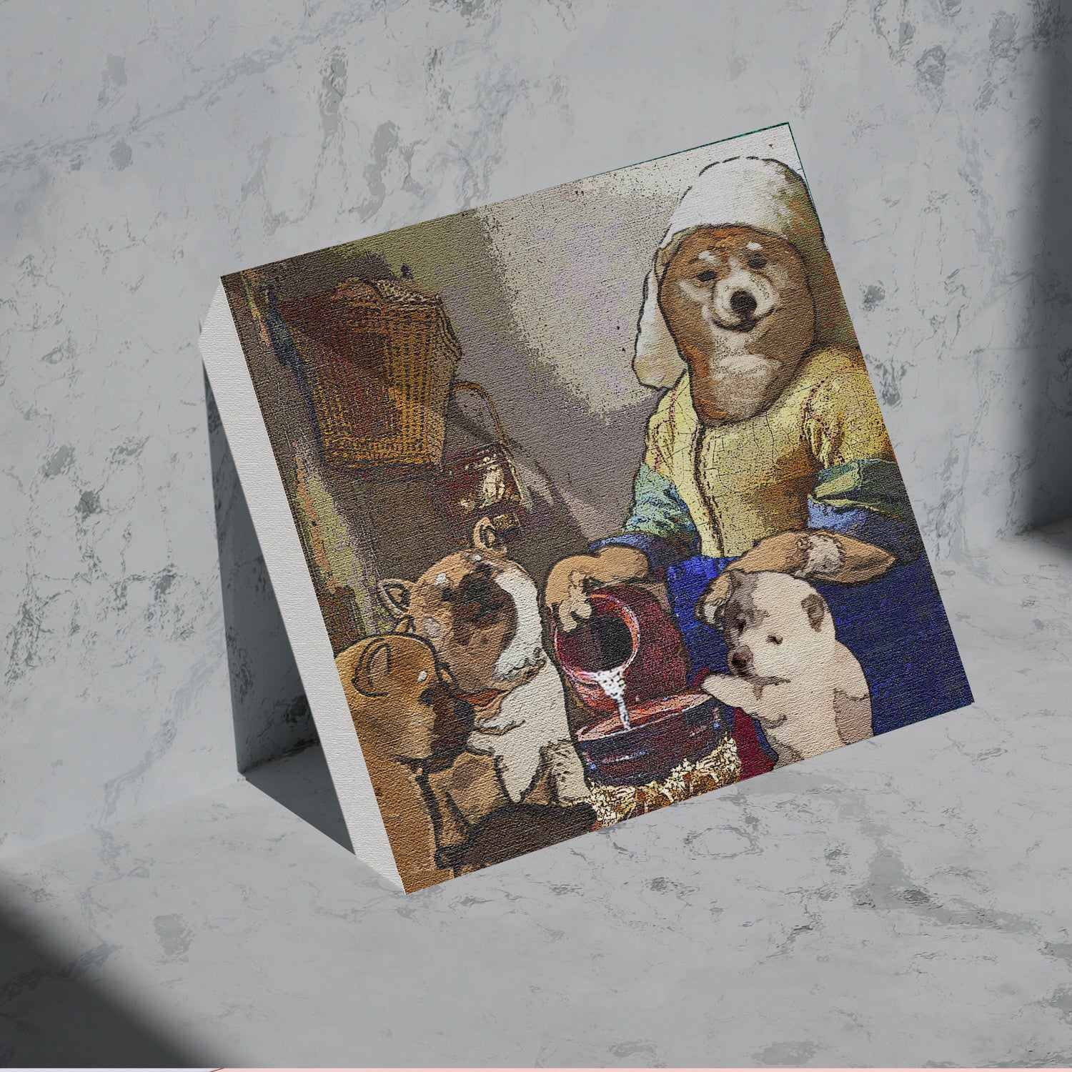 キャンバスアート】名画の中の柴犬たち - Yoshie Moriuchi ARTWORKS