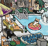 【A3ポスター】 シリコンバレーの柴犬達（Shiba dogs working in Silicon Valley）