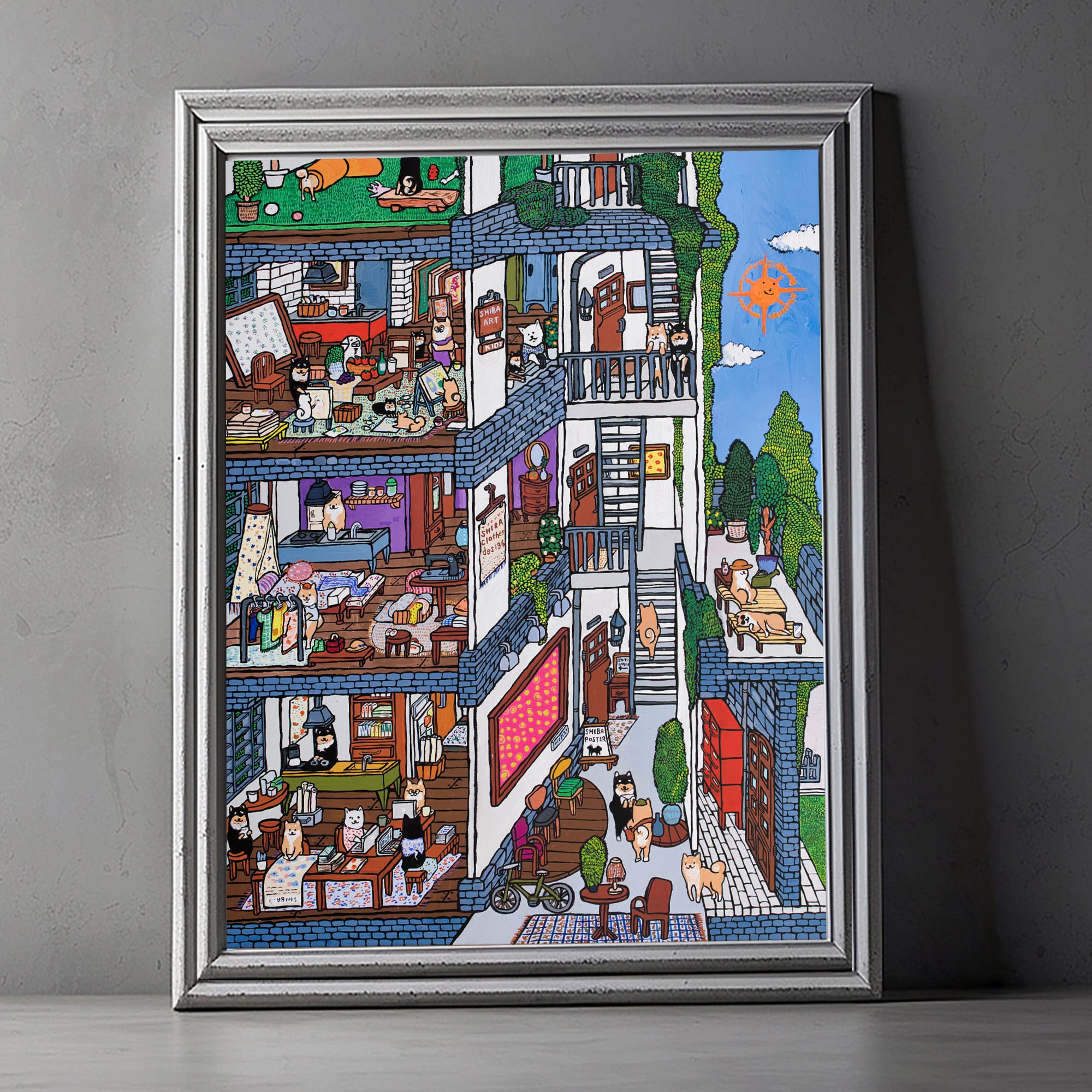 【A3ポスター】SHIBA GARDEN APARTMENT （シバ ガーデン アパートメント）