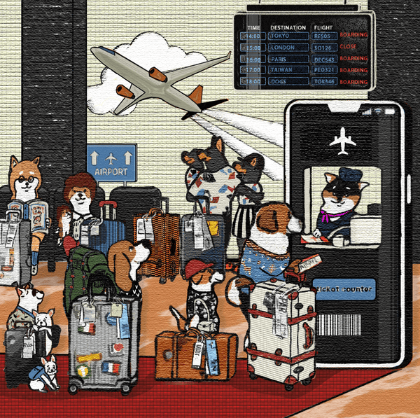 Dogs_ journey from the airport