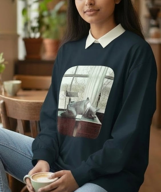 【Tシャツ&スエット】classical へそ天　SHIBA DOG