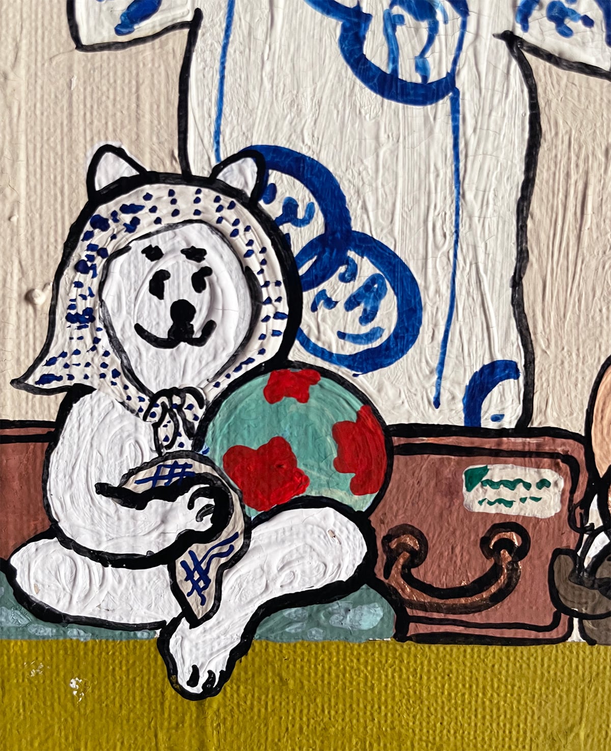 【原画：3号】古道具屋の柴犬達(Shiba dogs at an antique shop)