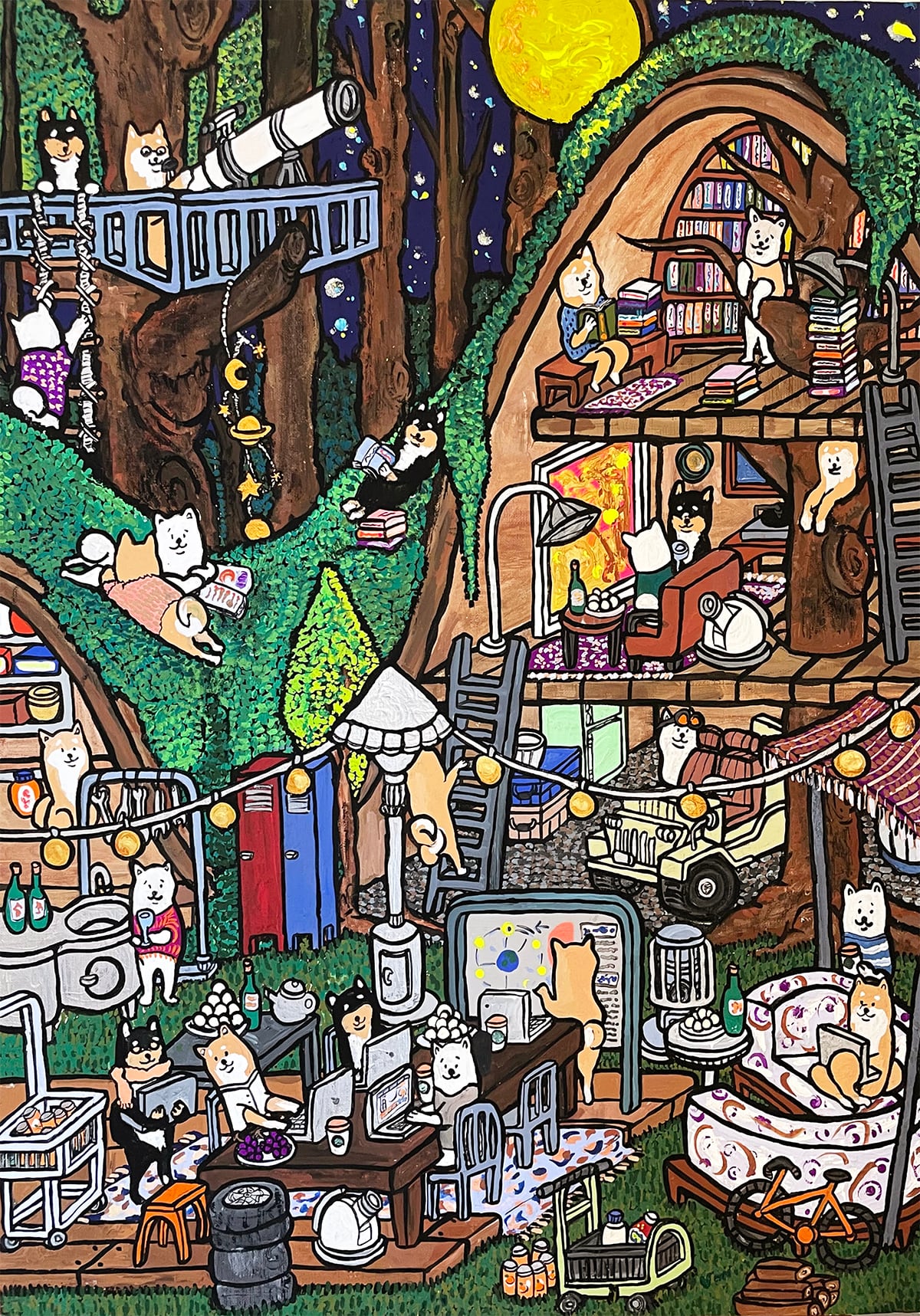 【原画：20号】月が遊びにくる場所