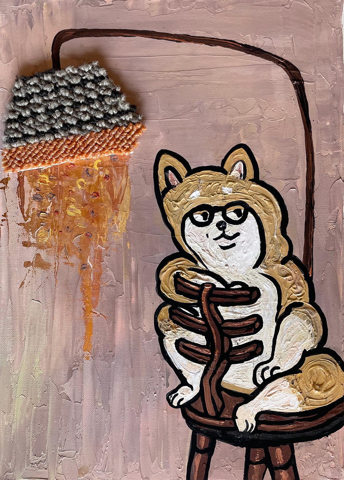【原画：4号】柴犬と曲線