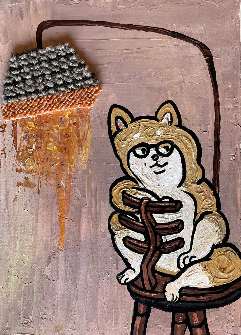 【原画：4号】柴犬と曲線
