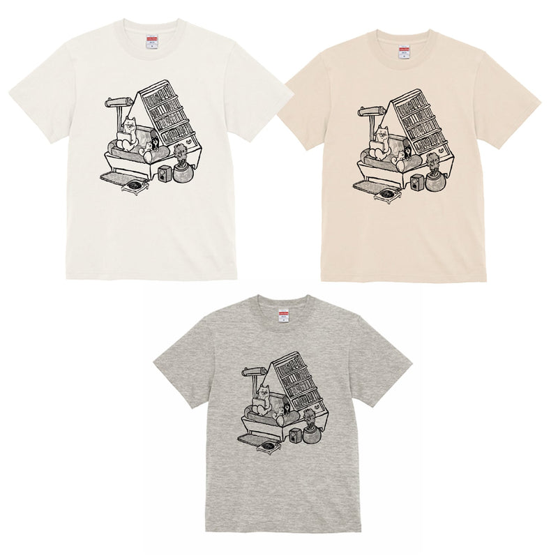 【Tシャツ】学ぶ柴犬（3種類）