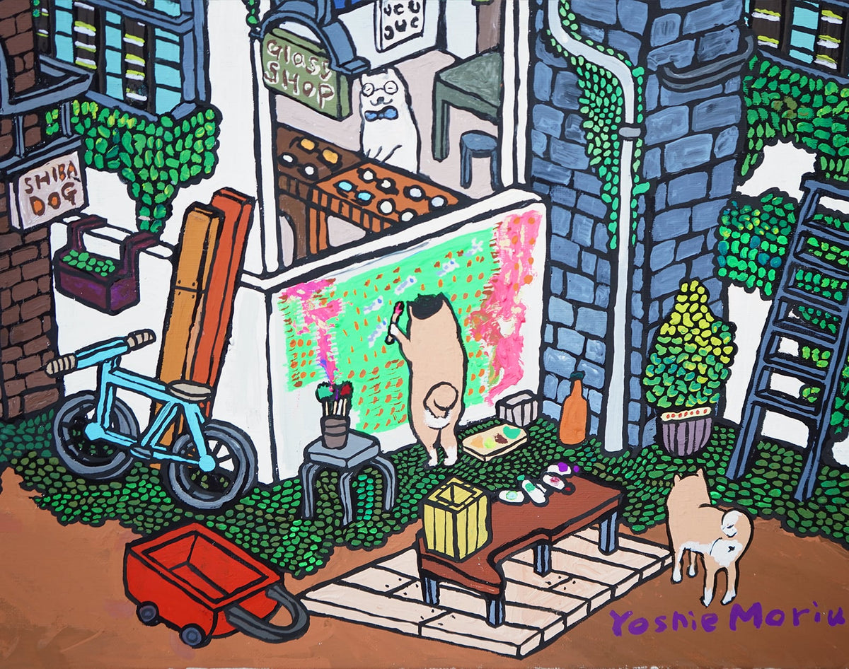 【原画：40号】SHIBA APARTMENT ［Shiba  Apartment］