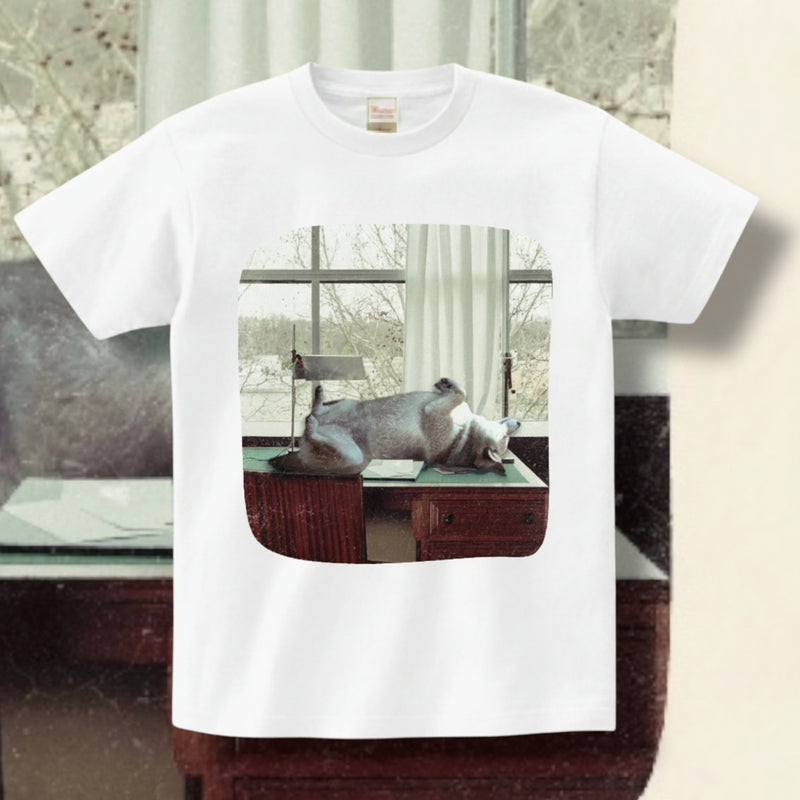 【Tシャツ&スエット】classical へそ天　SHIBA DOG