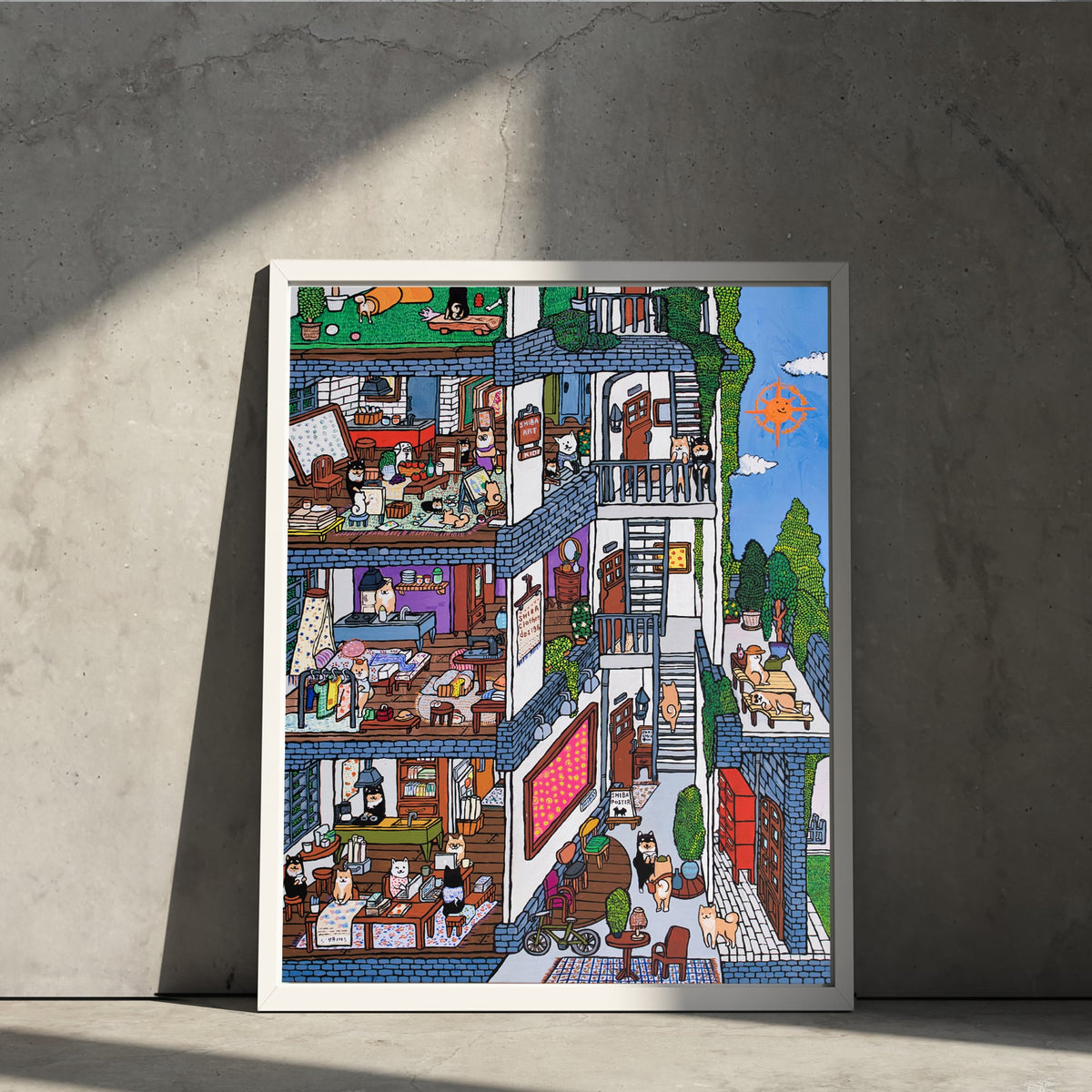 【A3ポスター】SHIBA GARDEN APARTMENT （シバ ガーデン アパートメント）