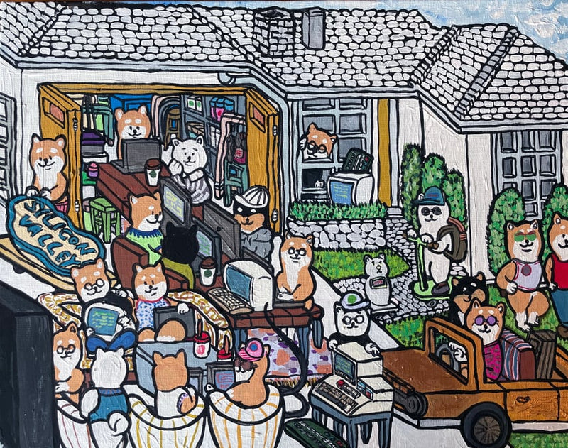 【原画：6号】 Garage in Silicon Valley