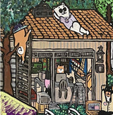 【キャンバスアート】 シリコンバレーの柴犬達（Shiba dogs working in Silicon Valley）