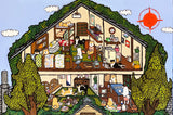 【原画：20号】夏の柴犬寮（Shiba dog dormitory in summer）