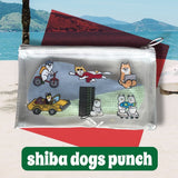 【アクリルクリアポーチ】シリコンバレーの柴犬達が大集合！