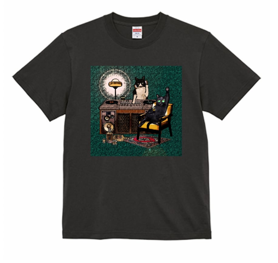 【Tシャツ】DJねこ（2種類）