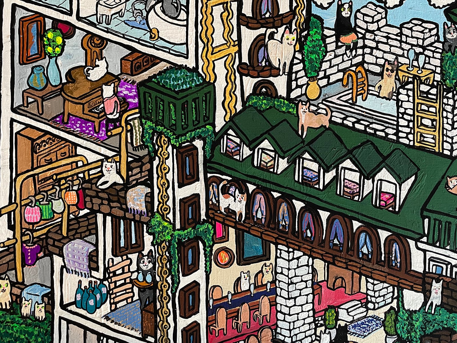 【原画：20号】cat tower